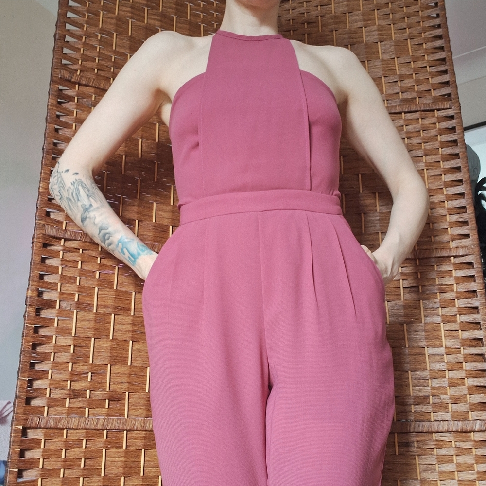 🌟 3/$30. Elegant Mauve Jumpsuit